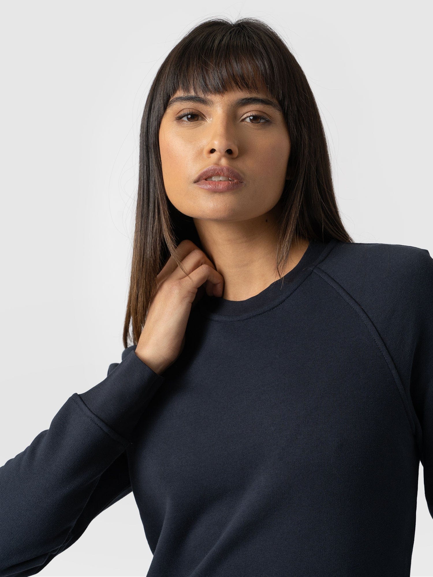 Cotton Sweater Navy - Women's Sweaters | Saint + Sofia® USA